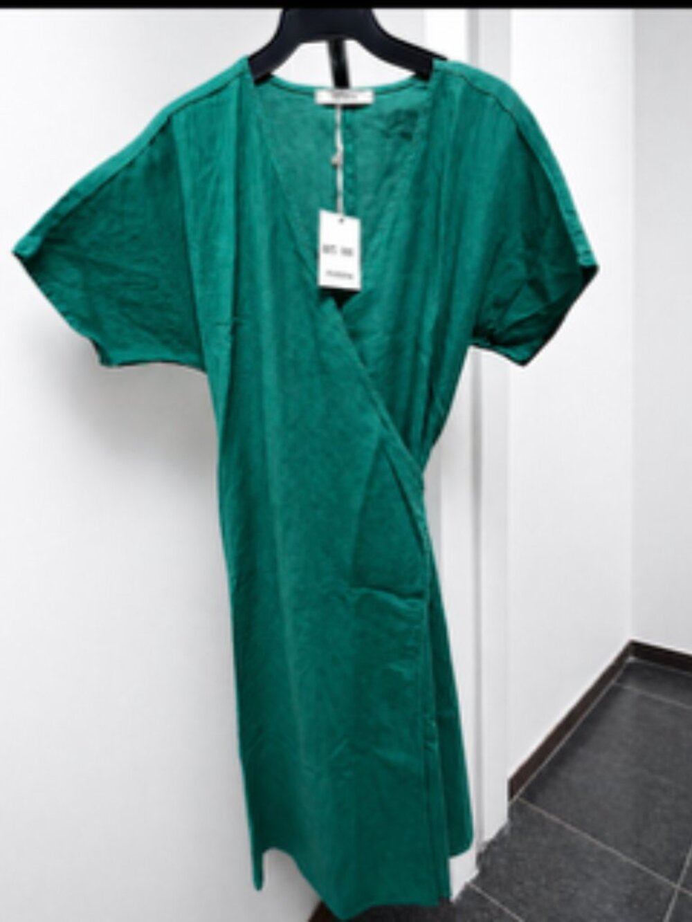 Foresst Green Filosofia linen dress. XS, S, M, L